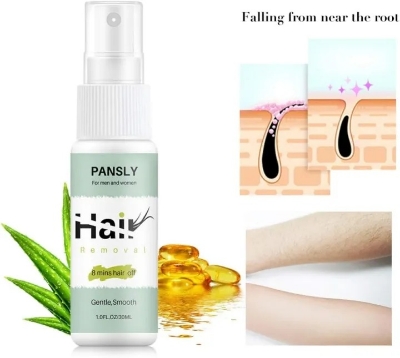 Picture of PANSLY Painless Hair Removal Spray 30ml – Quick & Gentle Hair Remover with Hair Growth Inhibitor for Face, Arms, Legs, Underarms & Bikini Area (Men & Women) - The Asia Express