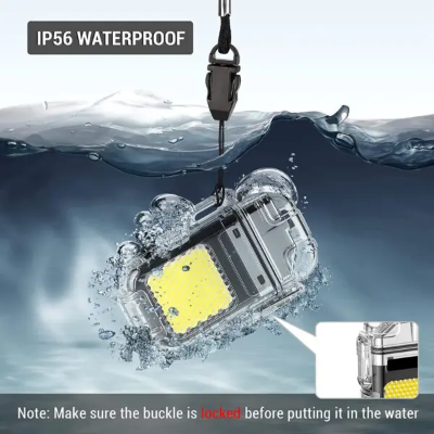Picture of Waterproof Dual Arc Lighter With COB Light Type C Charge Outdoor Camping BBQ Survive Ignition Luminous Electric Pulse Lighter-The Asia Express - Multicolor
