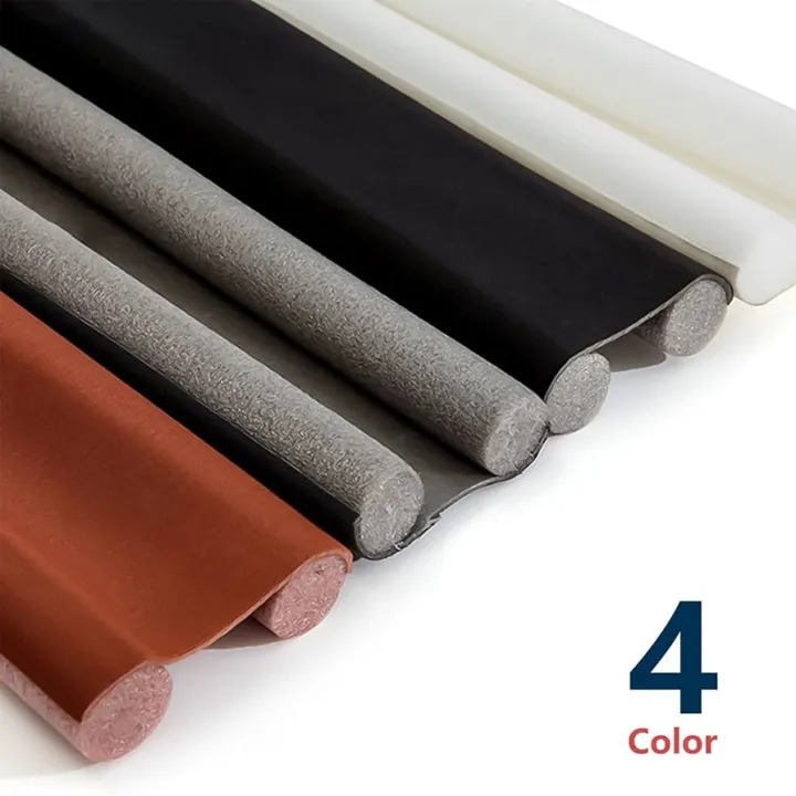 Picture of Door Bottom Sealing Strip Door Seal Gap Sound Proof Door Weather-strip Guard For Door Bottom Dust Blocker Door Sealing Stopper,Door Bottom cockroach Stopper - Multicolor