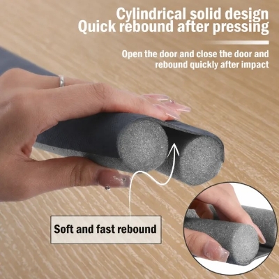 Picture of Door Bottom Sealing Strip Door Seal Gap Sound Proof Door Weather-strip Guard For Door Bottom Dust Blocker Door Sealing Stopper,Door Bottom cockroach Stopper - Multicolor