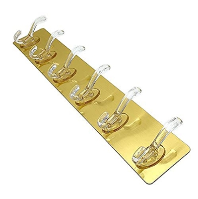 Picture of Wall Hook Easy Installation Strong Adhesive Towel Hook Key Organizer - Multicolor