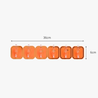 Picture of Wall Hook Easy Installation Strong Adhesive Towel Hook Key Organizer - Multicolor