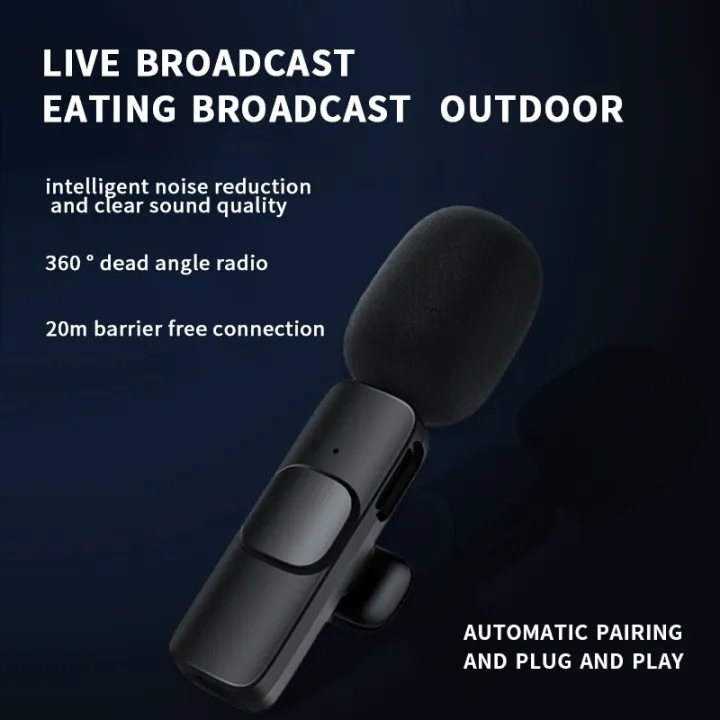 Picture of K9 Wireless Microphone (Type c)-The Asia Express - Black