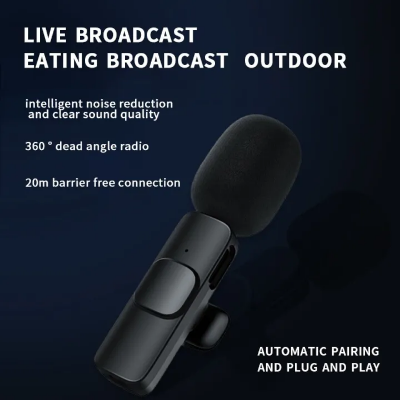 Picture of K9 Wireless Microphone (Type c)-The Asia Express - Black