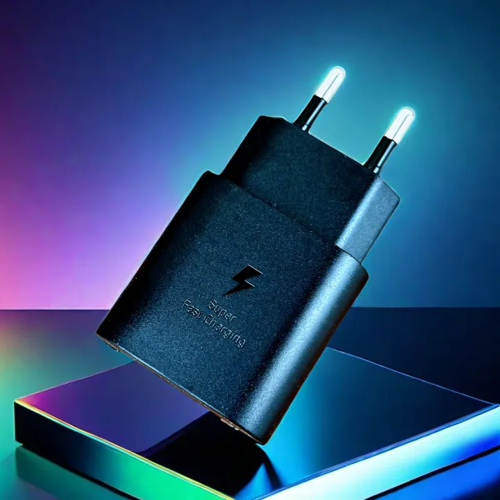 Picture of New Original Samsung Charger 25W Super Fast Charge EU Adapter For Galaxy Z Fold Flip 3 4 S23 S22 Ultra Note 21 20 Plus A70 A90 Phone - Multicolor