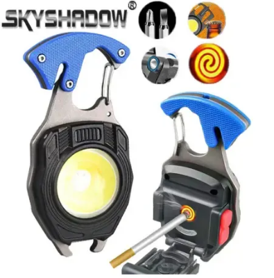 Picture of Stay Safe During Night Adventures With Mini Multifunction Portable Mountaineering Light-The Asia Express - Black
