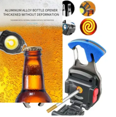 Picture of Stay Safe During Night Adventures With Mini Multifunction Portable Mountaineering Light-The Asia Express - Black