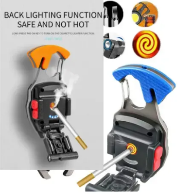 Picture of Stay Safe During Night Adventures With Mini Multifunction Portable Mountaineering Light-The Asia Express - Black
