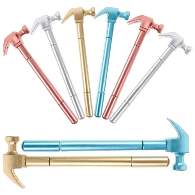 Picture of Imitation Metal Neutral Pen Hammer Shape Gel Pen Learning Office Stationery Graffiti Writing Tools Signature Pen New- The Asia Express - Multicolor