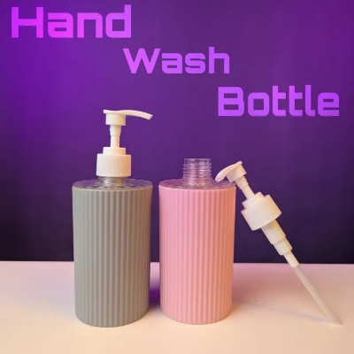 Picture of 1 Pis Plastic Hand Wash Liquid Jar With Bathroom Soap Dispenser Hand Wash Refile Bottle ( 320 ml). The Asia Express. - Multicolor