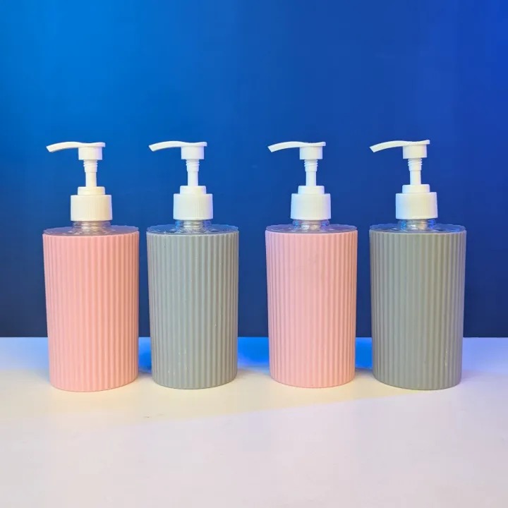 Picture of 1 Pis Plastic Hand Wash Liquid Jar With Bathroom Soap Dispenser Hand Wash Refile Bottle ( 320 ml). The Asia Express. - Multicolor