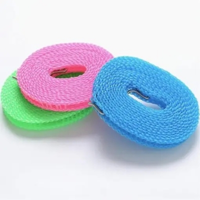 Picture of 5M Outdoor Clothesline Nylon Non-Slip Laundry Line Rope Cloth Hanging Rope Travel Business Windproof Clothes Cord- The Asia Express - Multicolor