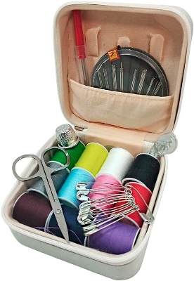 Picture of 17Pcs Set Portable Household Multifunctional Needle and Thread Sewing Box for Home Fabric Damage Repair DIY Hand Sewing Tool Kit- The Asia Express