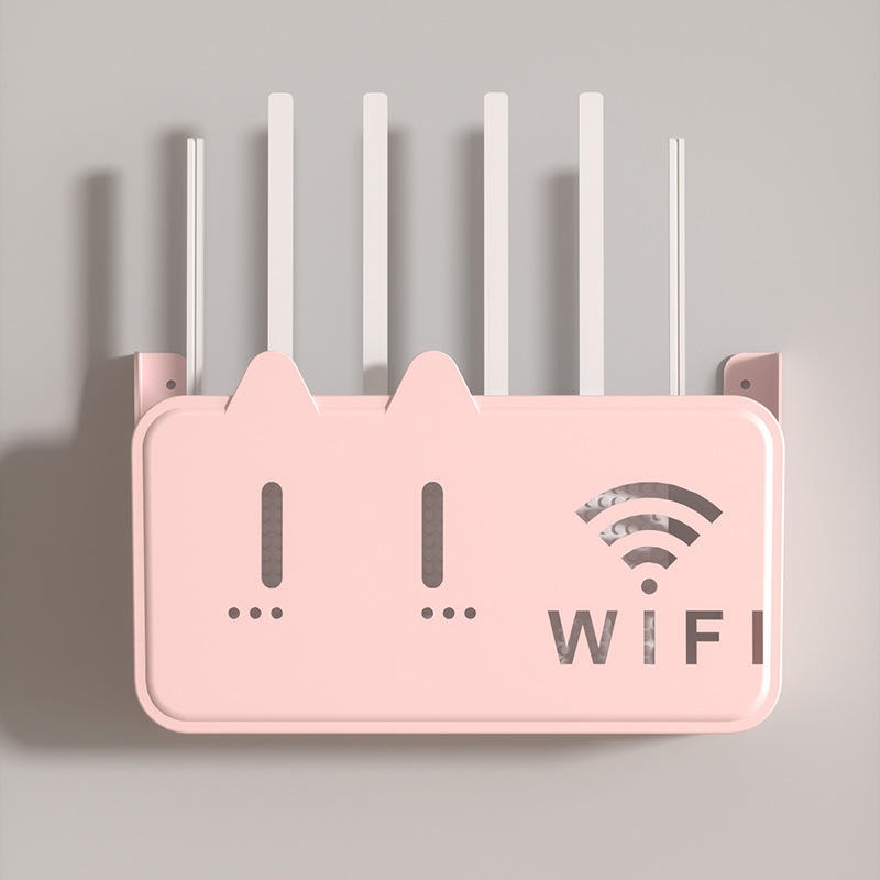 Picture of Wall Mounted WiFi Router Shelf Box – ABS Plastic Wireless Router Holder & Organizer – Hidden Cable Storage Bracket – Space Saver for Home & Office – Easy Install –  Wall Mounted Decorative Internet Box (1Pcs MultiColor)-The Asia Express - Multicolor