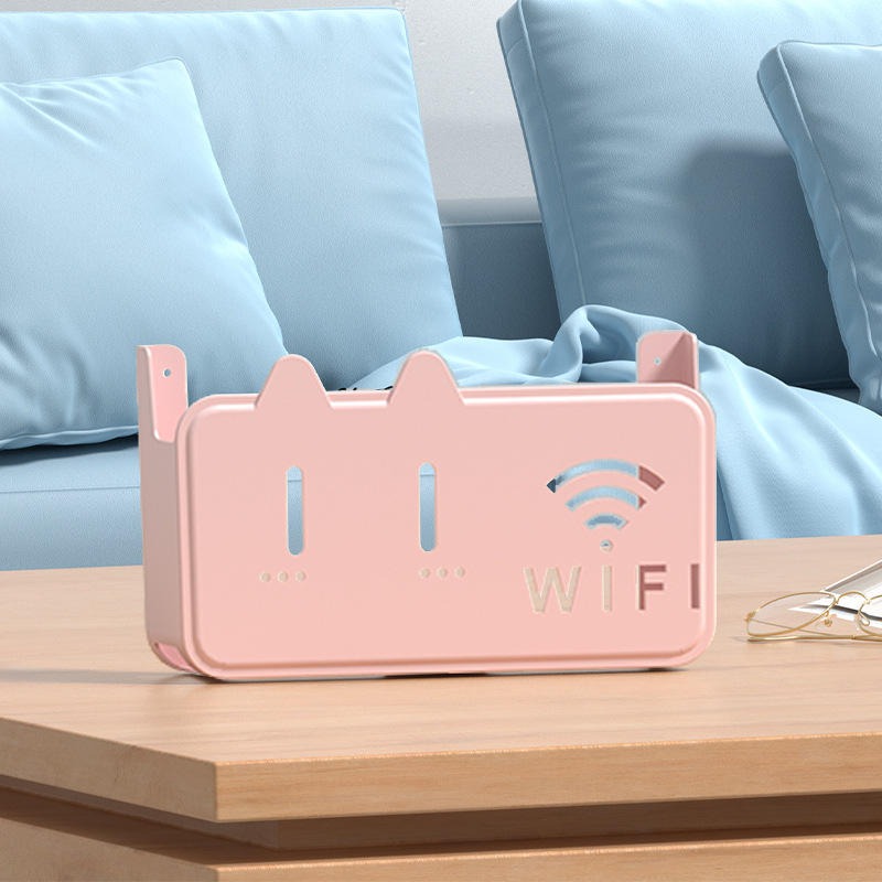 Picture of Wall Mounted WiFi Router Shelf Box – ABS Plastic Wireless Router Holder & Organizer – Hidden Cable Storage Bracket – Space Saver for Home & Office – Easy Install –  Wall Mounted Decorative Internet Box (1Pcs MultiColor)-The Asia Express - Multicolor