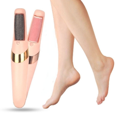 Picture of Rechargeable Electric Callus Remover for Feet – 2-Speed Powerful Foot Sander with Coarse & Fine Roller Heads for Removing Dead Skin, Cracked Heels & Hard Callus – Safe, Compact & Travel-Friendly Foot Care Tool for Smooth, Soft Feet- The Asia Express - Multicolor