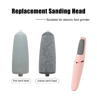 Picture of Rechargeable Electric Callus Remover for Feet – 2-Speed Powerful Foot Sander with Coarse & Fine Roller Heads for Removing Dead Skin, Cracked Heels & Hard Callus – Safe, Compact & Travel-Friendly Foot Care Tool for Smooth, Soft Feet- The Asia Express - Multicolor