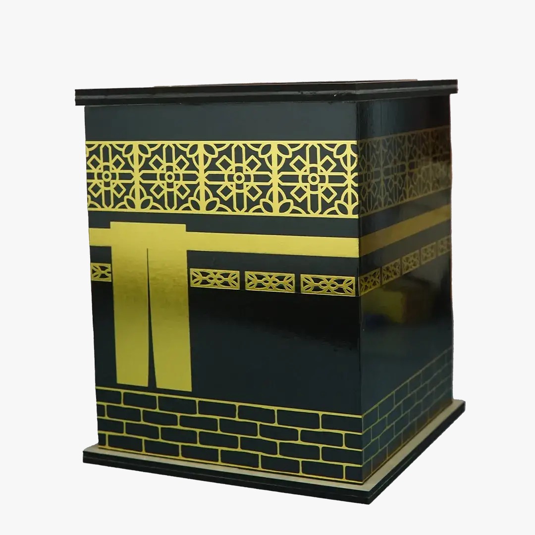 Picture of Kabba Umrah Savings Bank – Premium Umrah Saving Box for Daily Money Collection & Holy Trip Planning- The Asia Express - Black