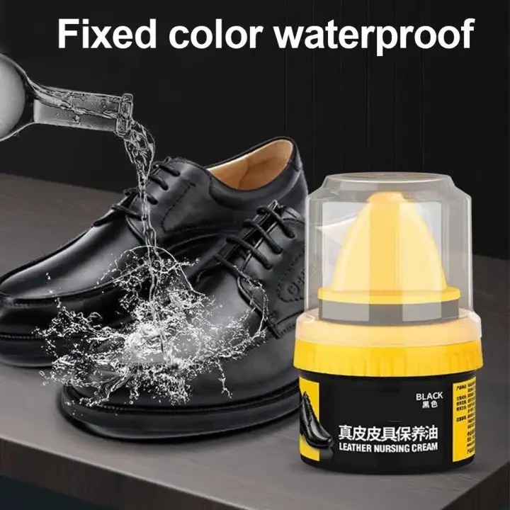 Picture of Leather Repair & Care Cream – Liquid Shoe Polish with Sponge | Universal Leather Balm for Shoes, Bags & Car Seats | Scratch Repair, Color Restore & Shine Enhancer | Premium Quality Leather Care Product- The Asia Express