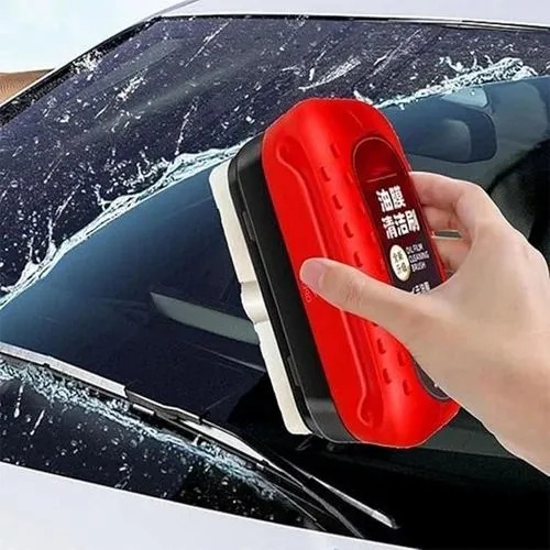 Picture of Automotive Oil Film Cleaning Brush, Glass Cleaning Board, Car Glass Oil Film Removal Cleaner, Powerful Windshield Cleaner & Oil Film Remover, Enhance Visual Effect of Windshield- The Asia Express