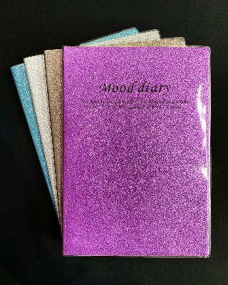 Picture of China Pocket Special Glitter Notepad Mini Sparkly Notebook for Notes, Journaling & School Use- The Asia Express - Multicolor