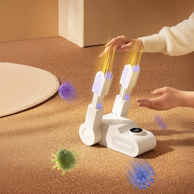 Picture of SOLER Smart Portable Electric Shoe Dryer – UV Sterilization, Timer, Fast Drying Boot Warmer, Dehumidifier & Deodorizer for Home Use - The Asia Express