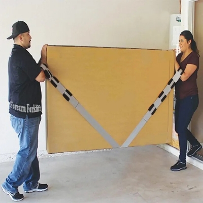 Picture of Heavy Duty Furniture Moving & Lifting Straps – Adjustable Labor Saving Carry System for Easy Moving, Lifting & Carrying Heavy Furniture, Electrical Appliances & Bulky Items (Reusable & Durable Design) - The Asia Express - Orange