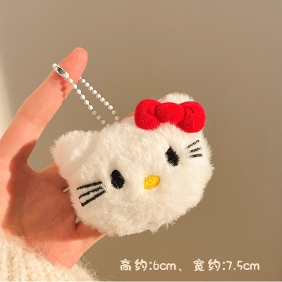 Picture of Cute Doll Keychain Bag Key Ring Holder Sanrio Hello Kitty Key Ring | Bag Pendants for Girls Key Chain (Red)