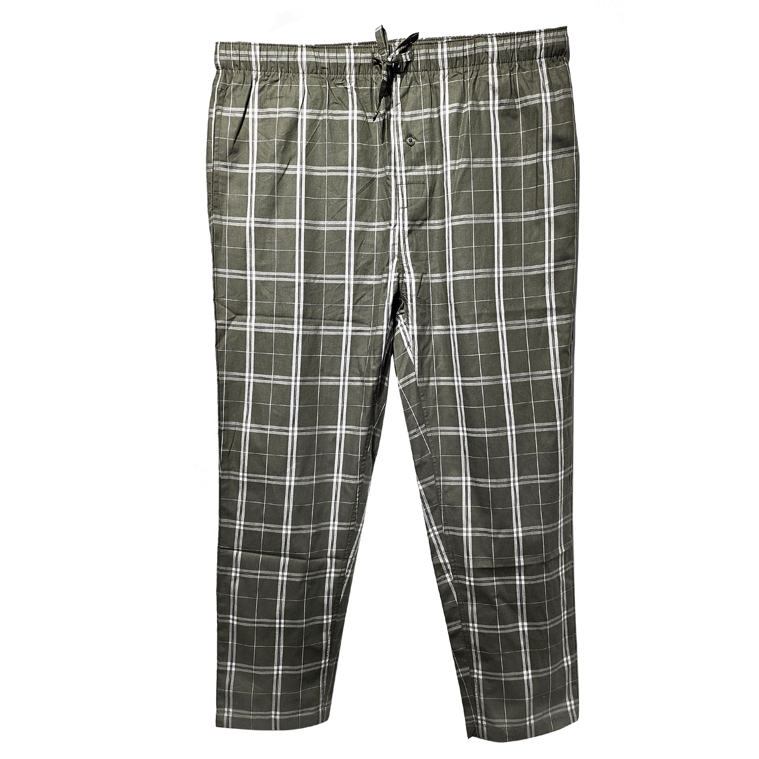 Picture of Mens Premium Trouser Olive Grey Stripe Olive