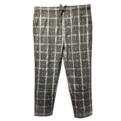 Picture of Mens Premium Trouser Olive Grey Stripe Olive