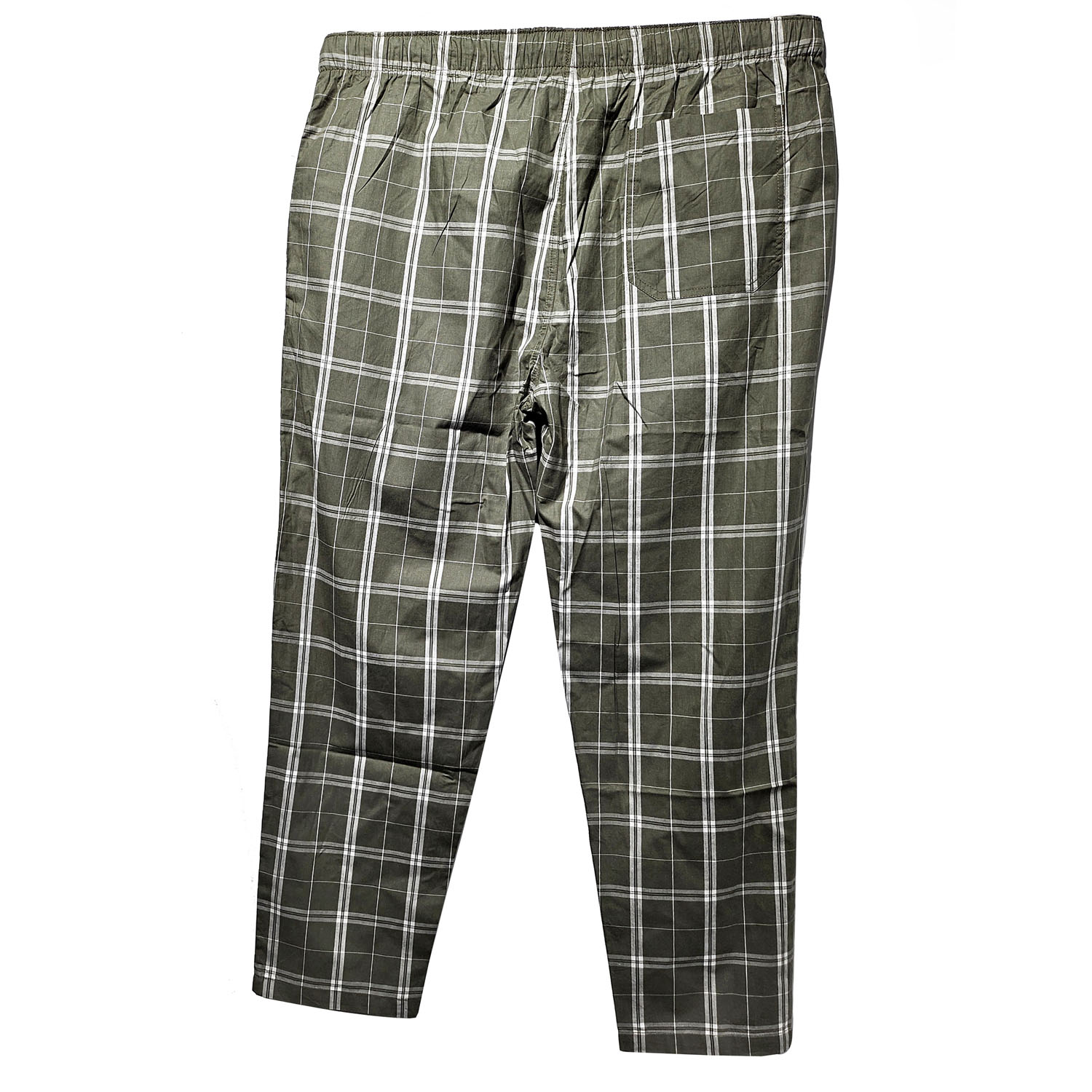 Picture of Mens Premium Trouser Olive Grey Stripe Olive