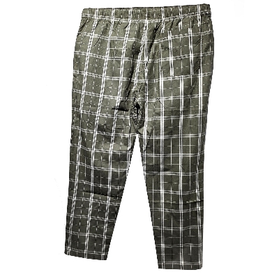 Picture of Mens Premium Trouser Olive Grey Stripe Olive