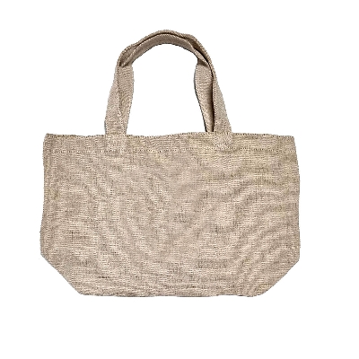 Picture of Natural Jute Tote Bag for Women Small Size 15 x 9 Inch Durable Shopping Bag