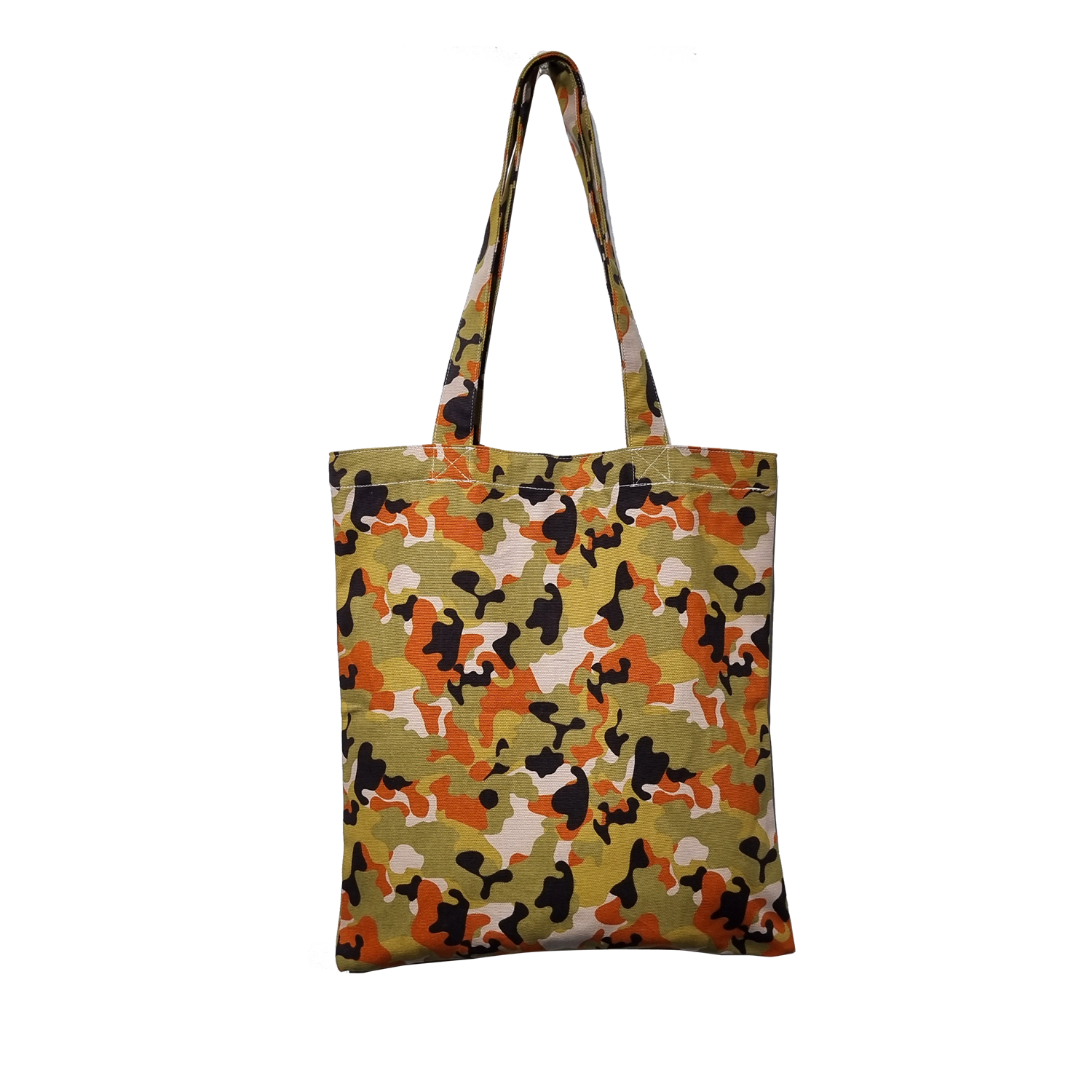 Picture of Girls Fashionable Multicolor Camo Tote Bag
