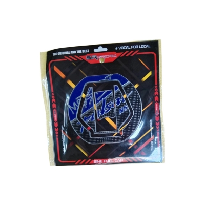 Picture of Pulser Ns Tank Caps Sticker Full Metal Blue