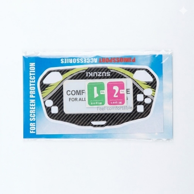Picture of Suzuki Gixxer And Sf New Model Meter Protector Ambos Sticker Red
