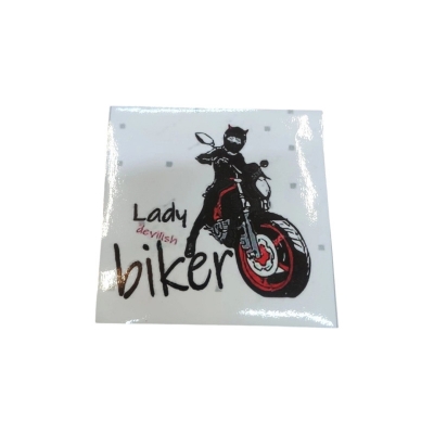 Picture of Lady Bikers Sticker Black