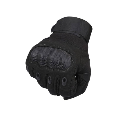 Picture of 1Pair Outdoor Full Finger Protective Gloves -Xl Black