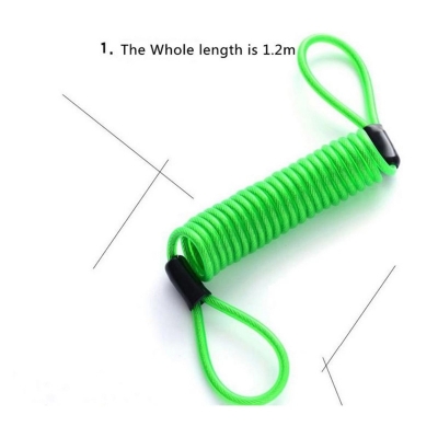 Picture of Disc Lock With Reminder Cable - Secure Your Bike With This Anti-Theft Device And Never Forget To Remove It Neon Pink