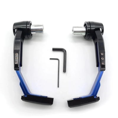 Picture of Motorcycle Brake Clutch Lever Protector Protection Hand Guard Bule 