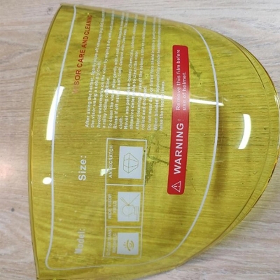 Picture of Mibk Helmet Visor Glass 603 Night Vision Glass  Yellow
