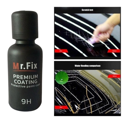 Picture of Mr. Fix 50Ml Upgraded 9H Ceramic Coat Car Polish Liquid Crystal Set High Density Car Super Hydrophobic Glass Coating 