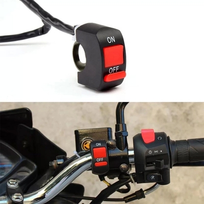 Picture of Generic Motorcycle Fog Light 3 Wire On/Off Switch For Emergency Indicators 