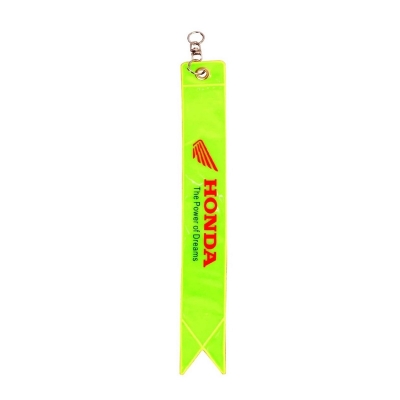 Picture of Warning Tag For Car & Bike Yellow And Red Warning Tag For Honda Bikers 