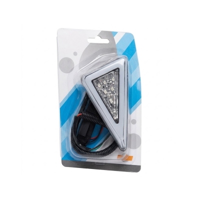 Picture of Body Indicator With Drl Universale Triangle Flush Mount Led Turn Signals Blinker 