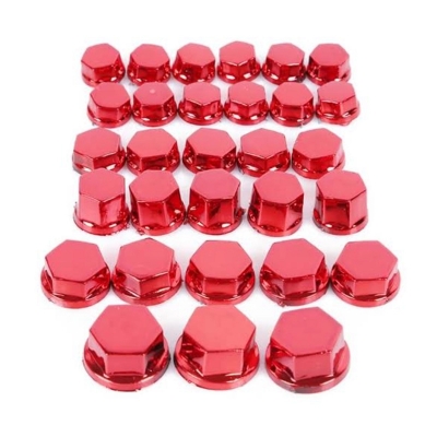 Picture of 30Pcs/Set Motorcycle Nut Bolt Cap Cover 