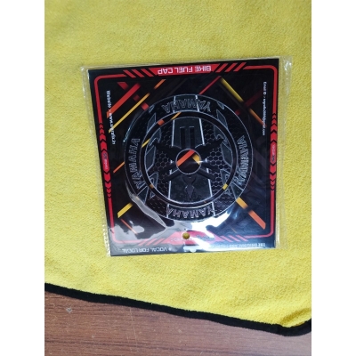 Picture of Yamaha Fz V2 -V3 V1 Tank Caps Sticker Full Metal Red