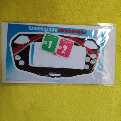 Picture of Suzuki Gixxer And Sf New Model Meter Protector Ambos Sticker Red