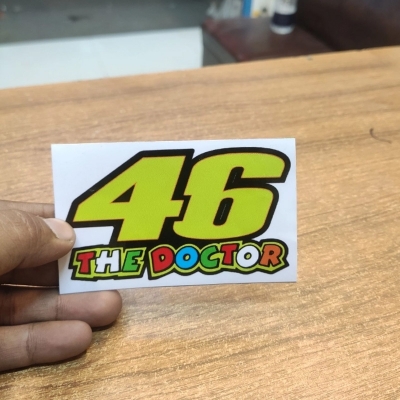 Picture of 46 The Doctor Sticker Green