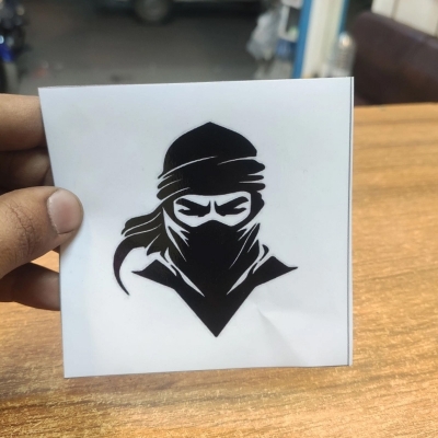 Picture of Ninja Stickers Black